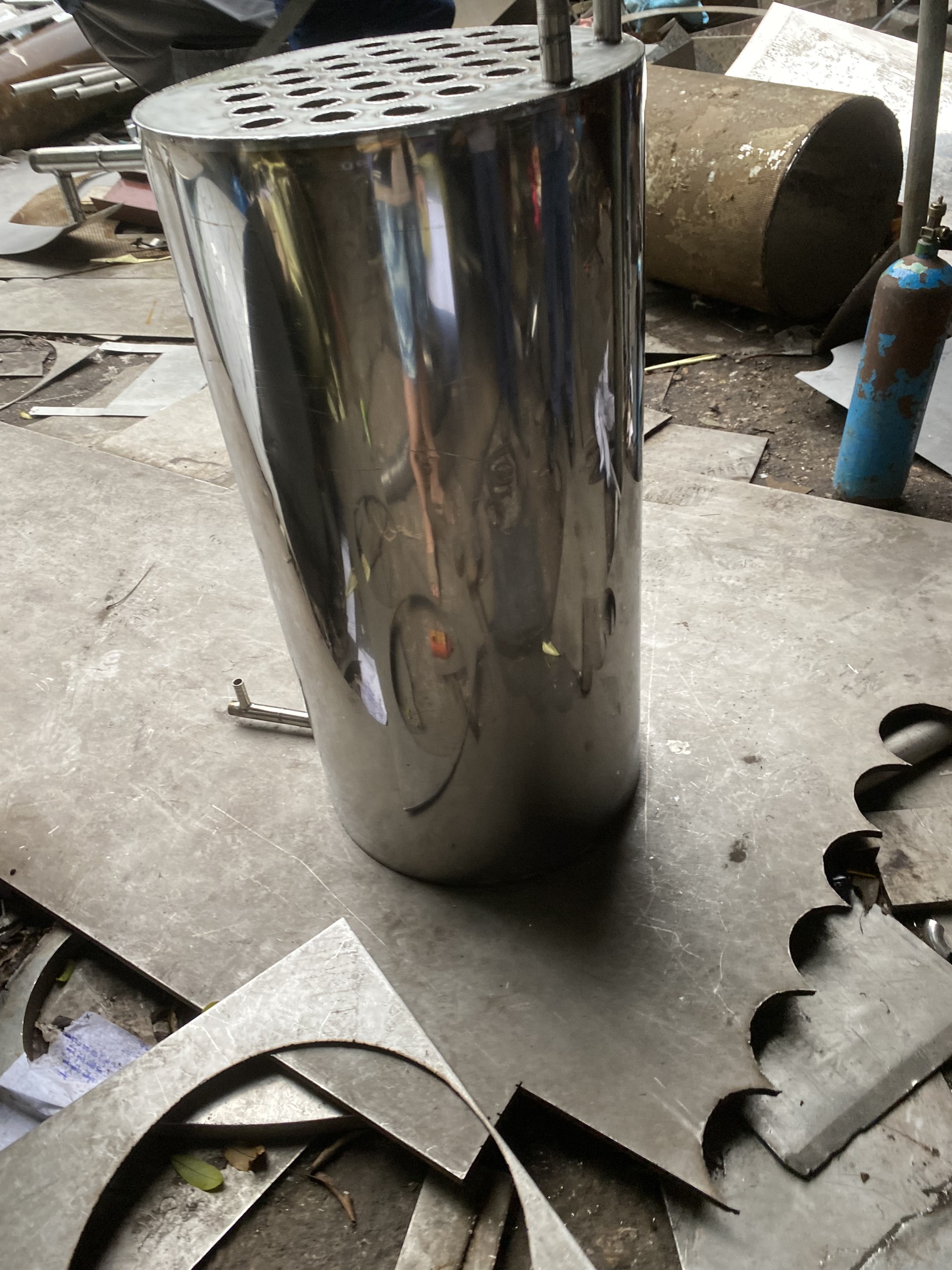 BÌNH LỌC INOX / CỘT LỌC INOX GIA CÔNG THEO YÊU CẦU - Ảnh 3