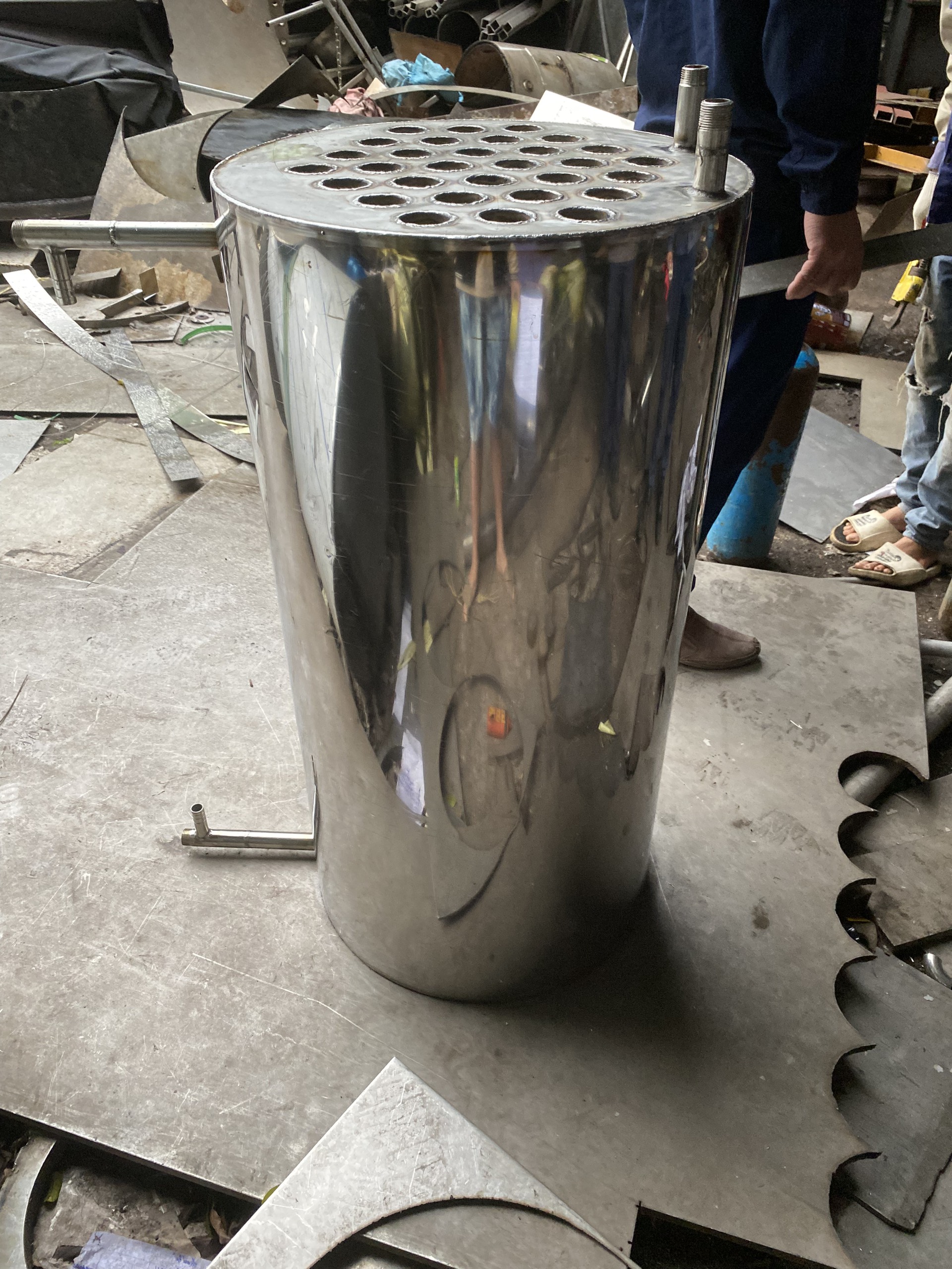 BÌNH LỌC INOX / CỘT LỌC INOX GIA CÔNG THEO YÊU CẦU